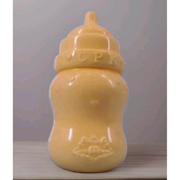 CPK Replacement Baby Bottle Yellow 3" Raised Logo 2005 - Picture 1 of 11